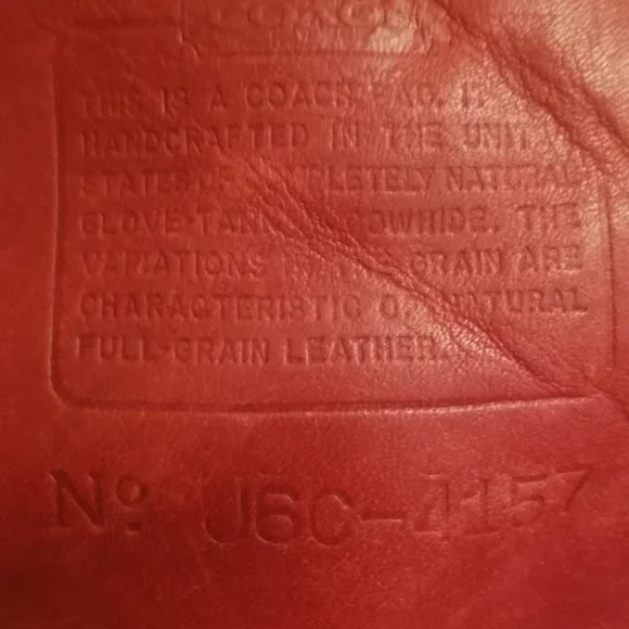 💎EUC💎 | Gorgeous 🟥🔴🟥RARE Red🟥🔴🟥 | Vintage Coach 4157 Bag | Waverly Tote - Picture 12 of 16